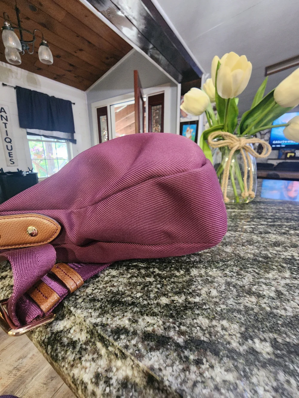 Coach purple crossbody